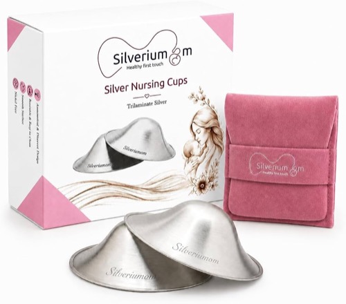 Pure silver nipple cups