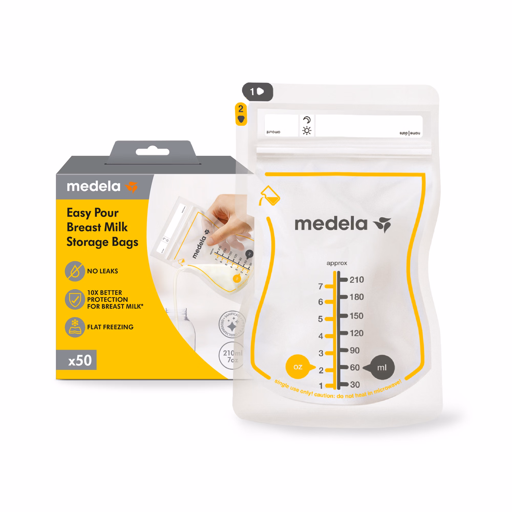 Breastmilk storage bags (Medela)
