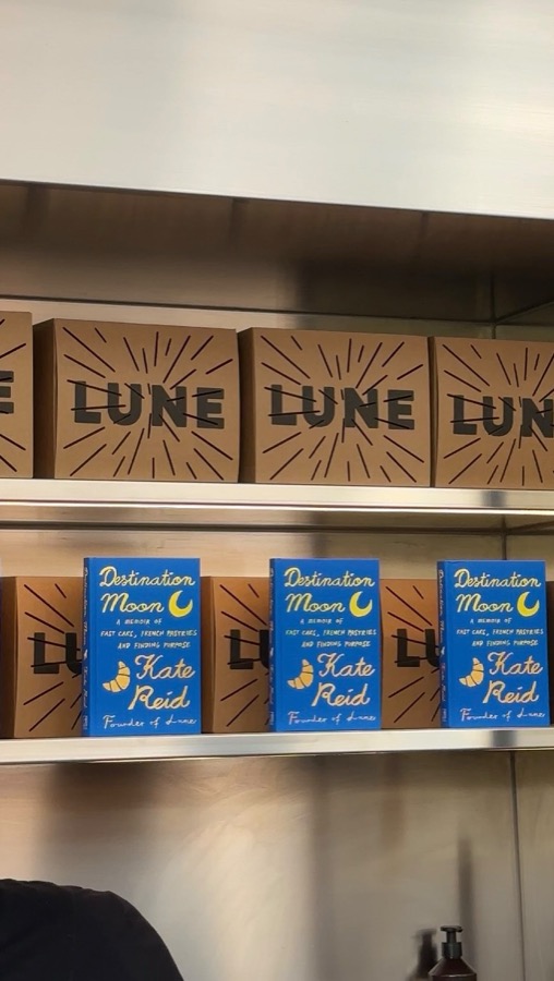 Lune pastries and Destination Moon by Kate Reid